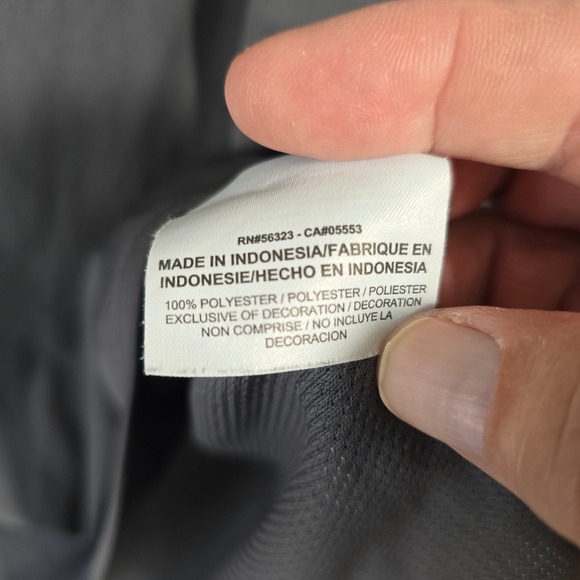 Nike Dri-FIT Athletic T-Shirt Striped Training Gym Activewear - Picture 7 of 8